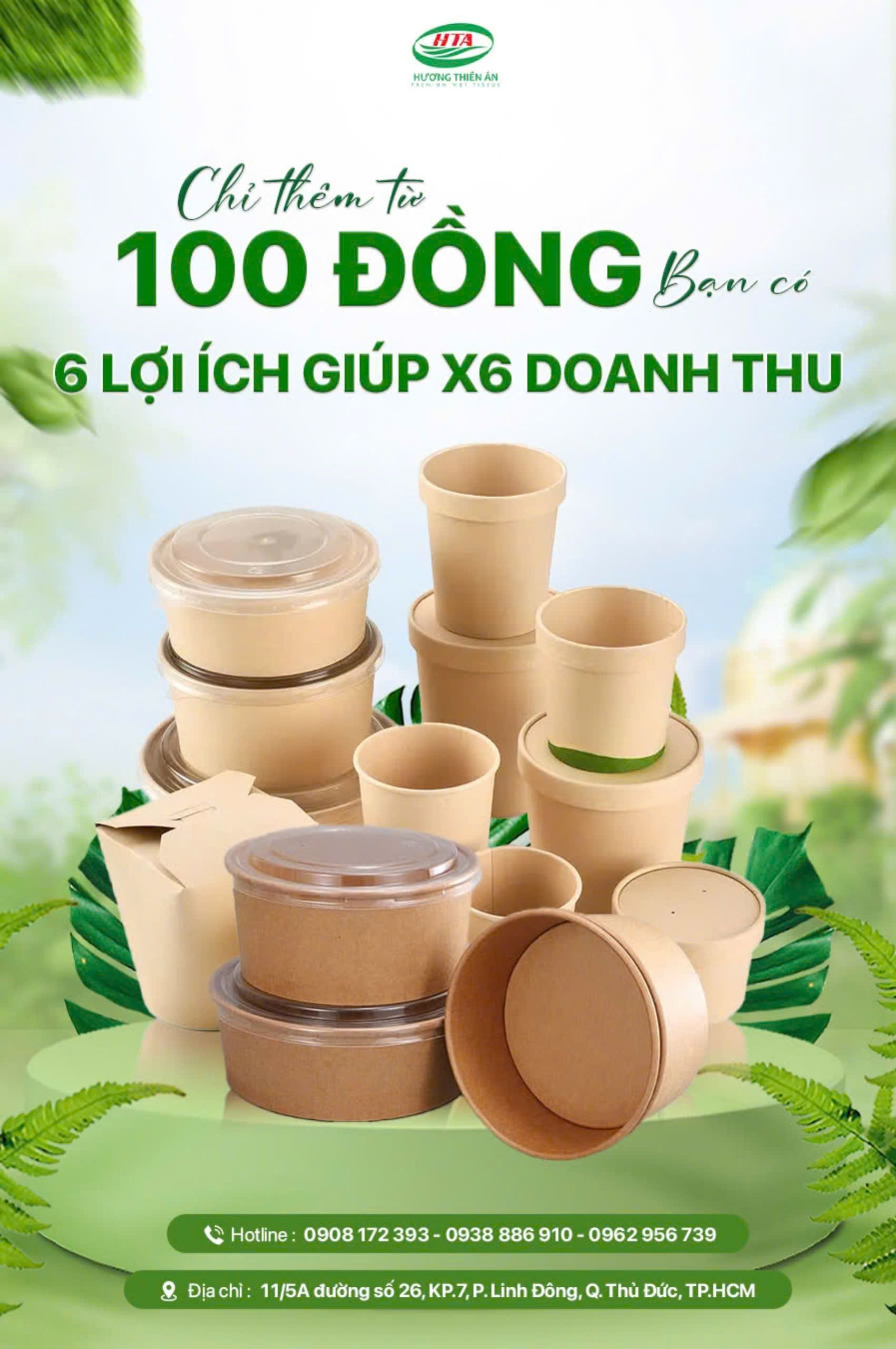 tô giấy có nắp