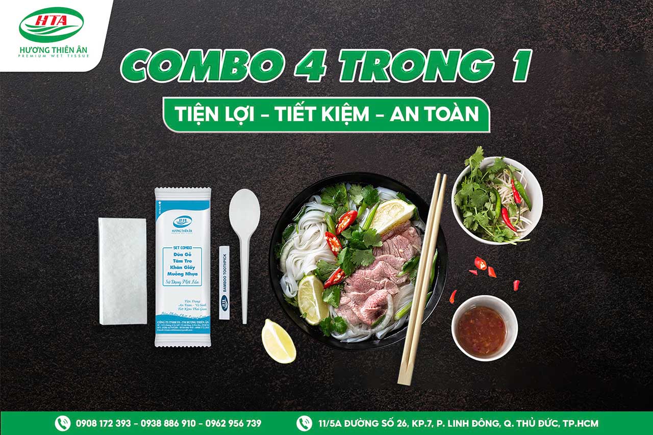 combo bộ suất ăn dùng một lần