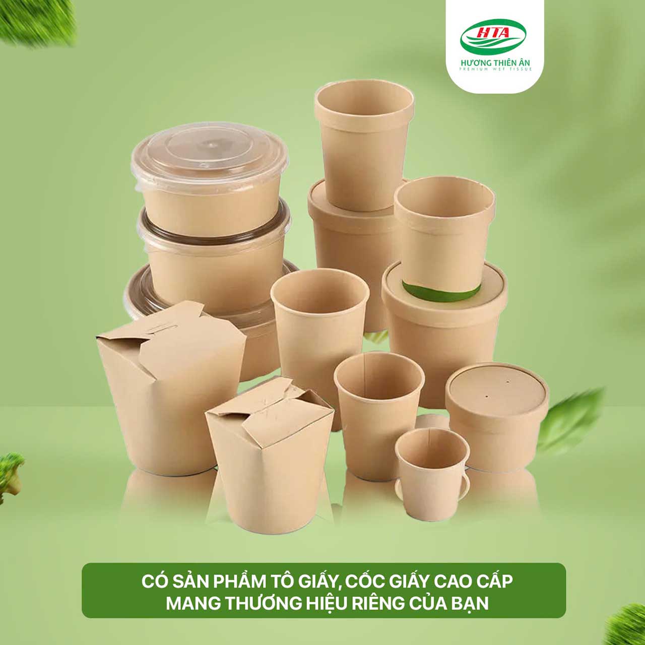 ly giấy đựng kem