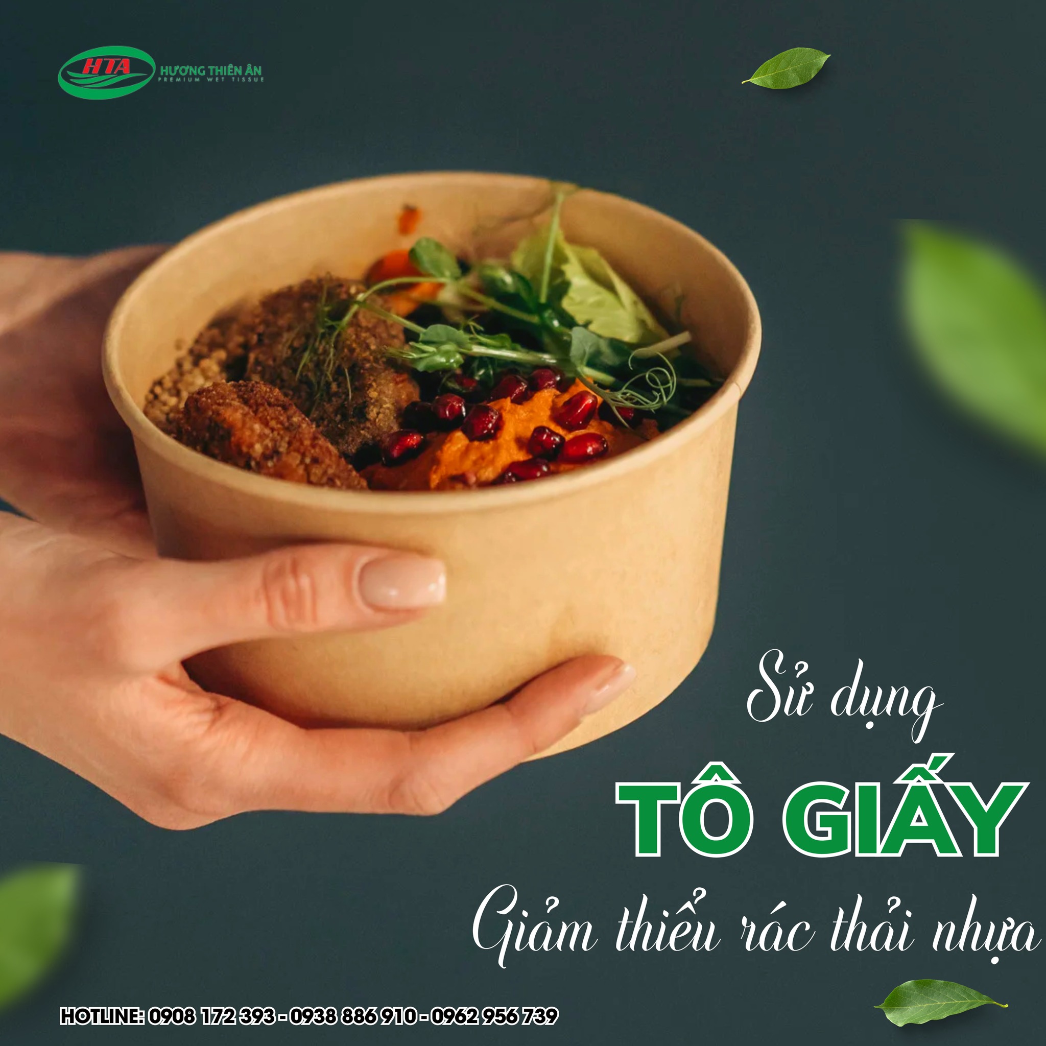 tô giấy đựng đồ ăn nóng