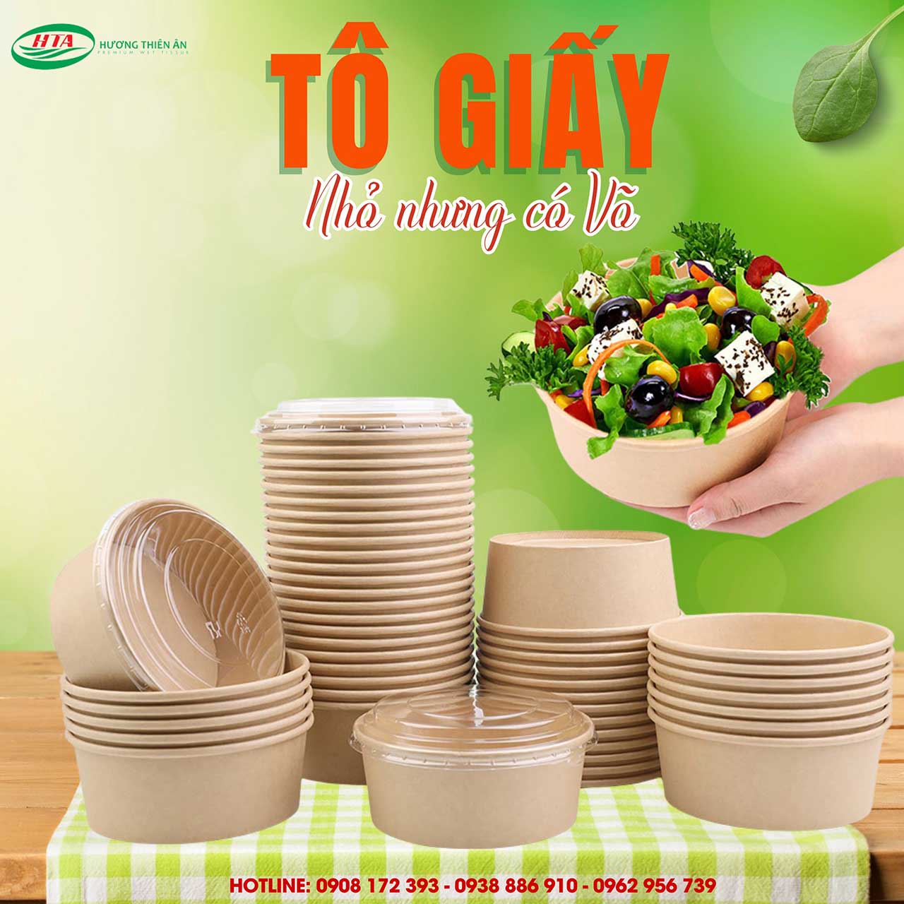 tô giấy đựng thực phẩm