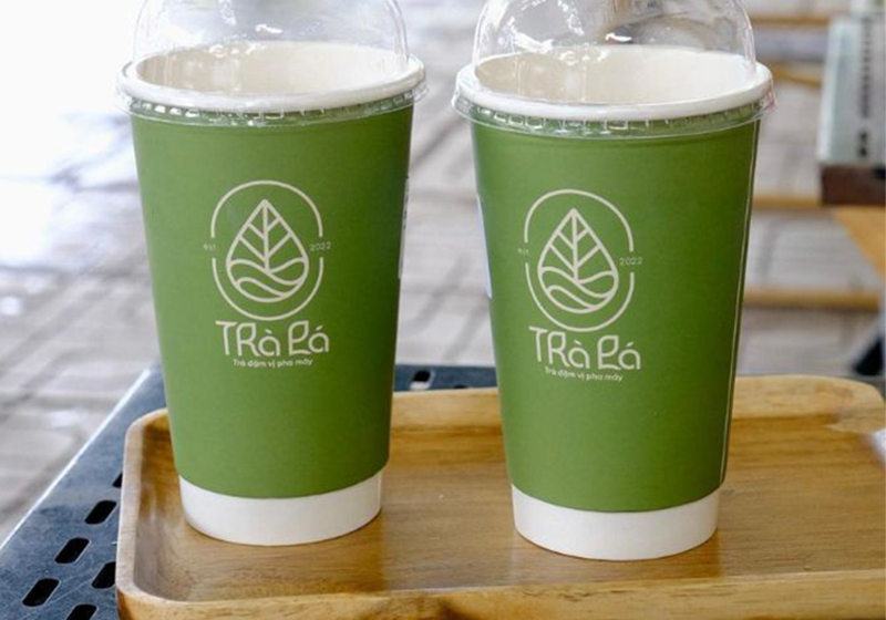 ly giấy trà sữa đẹp tại TPHCM