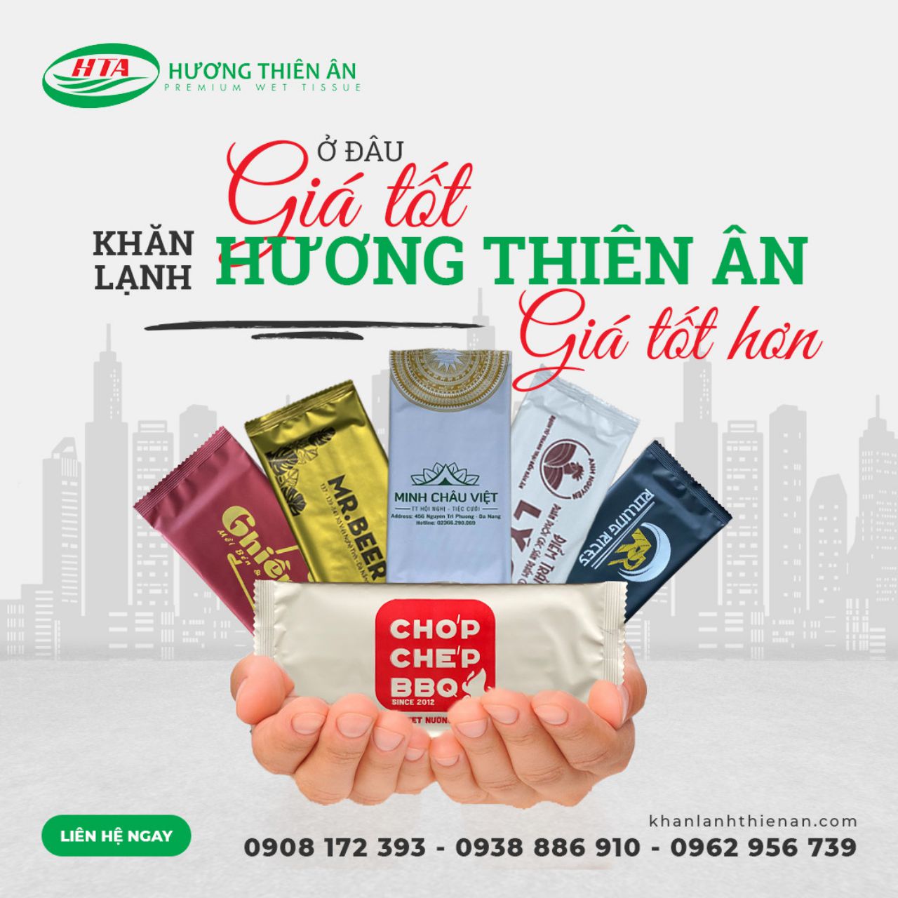 khăn lạnh giá rẻ tại Thủ Đức