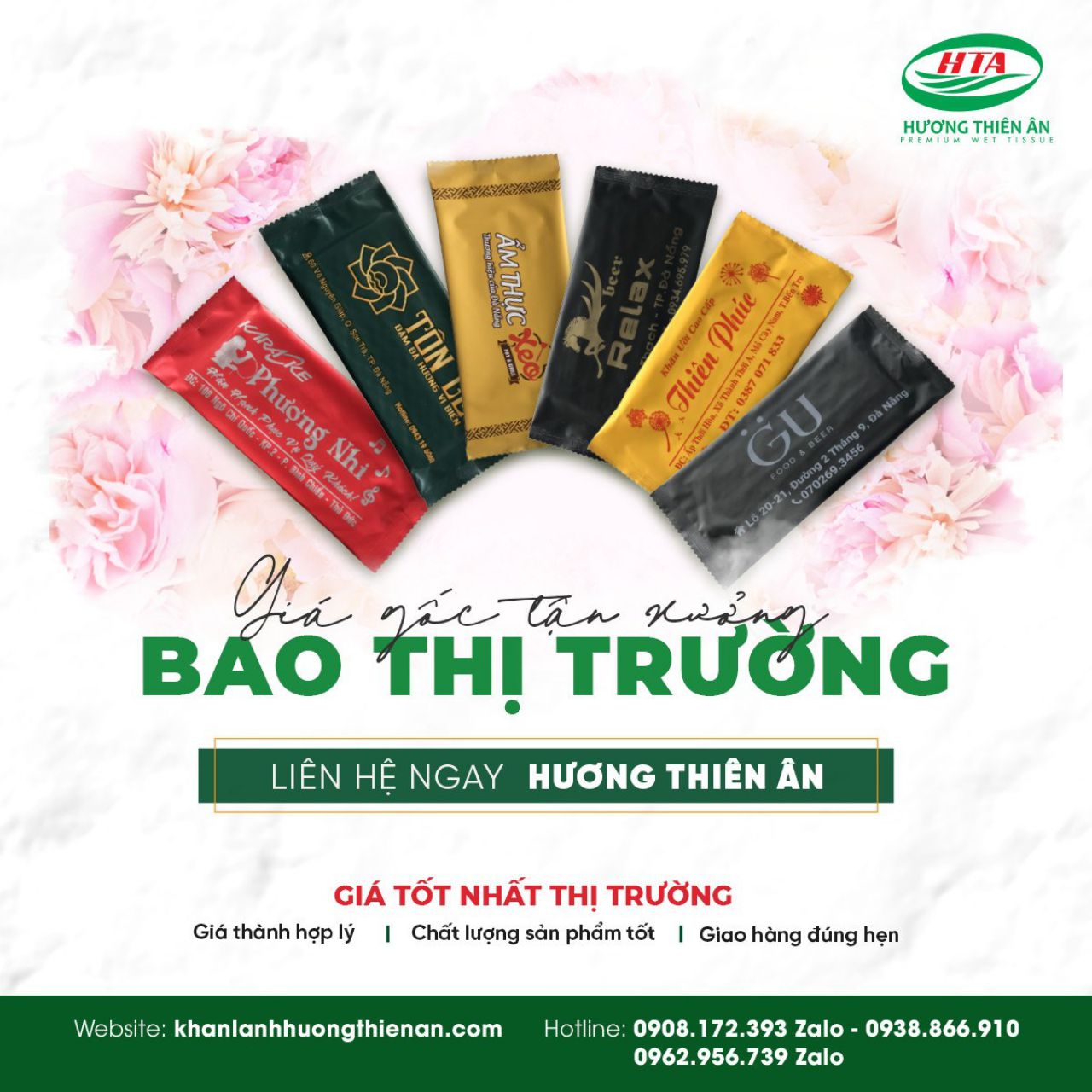 khăn ướt giá sỉ tại Thủ Đức