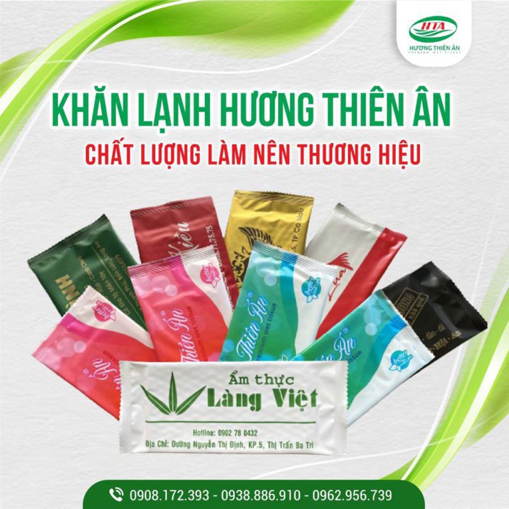 sản xuất khăn lạnh tại Thủ Đức