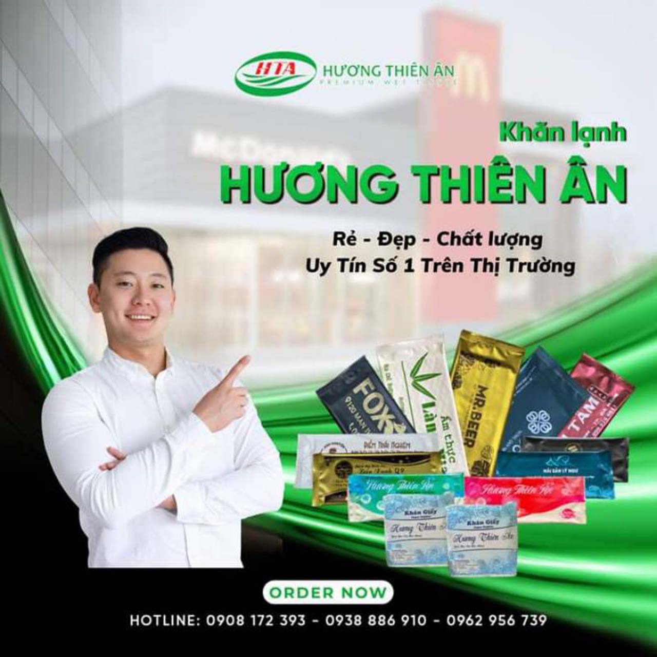 sản xuất khăn lạnh tại Thủ Đức