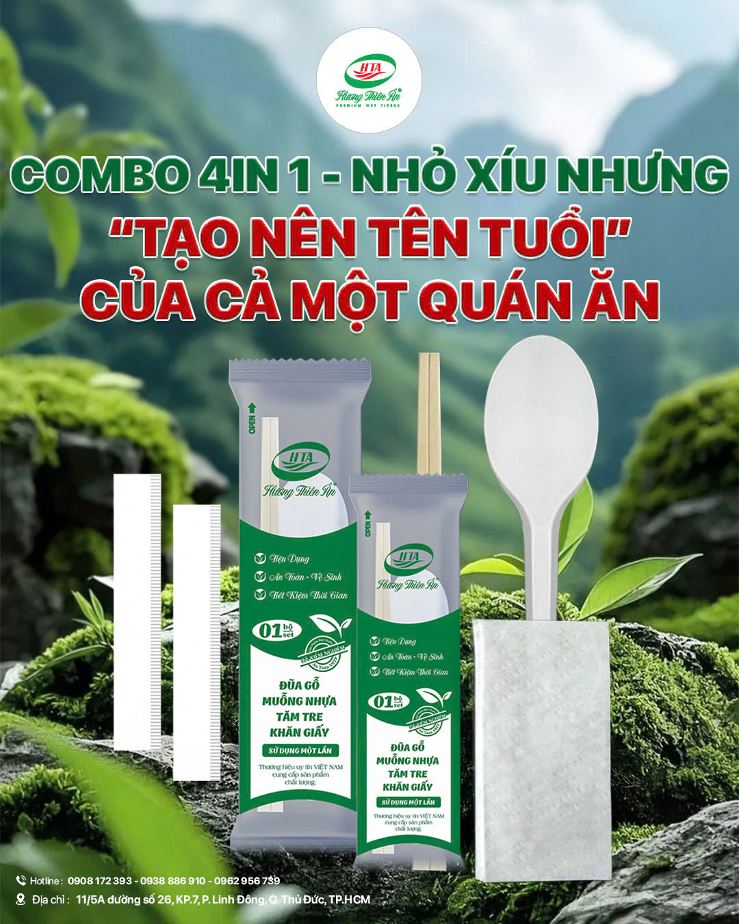 đũa thìa dùng 1 lần tại Đồng Nai