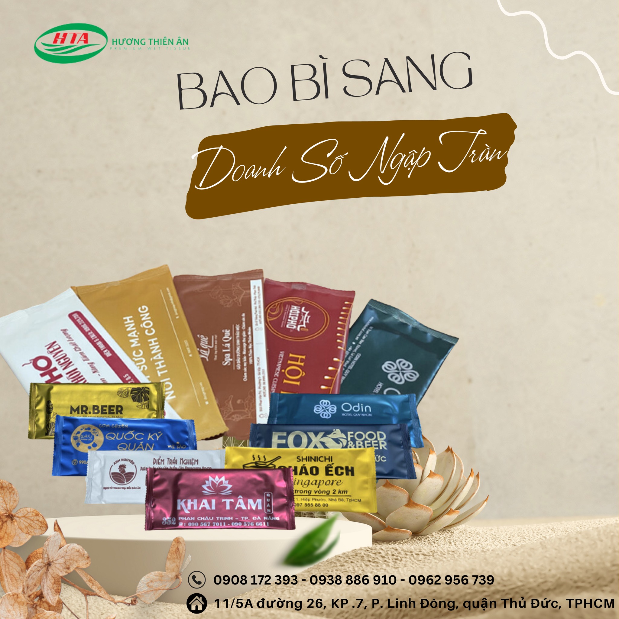 in khăn lạnh tại Đồng Nai