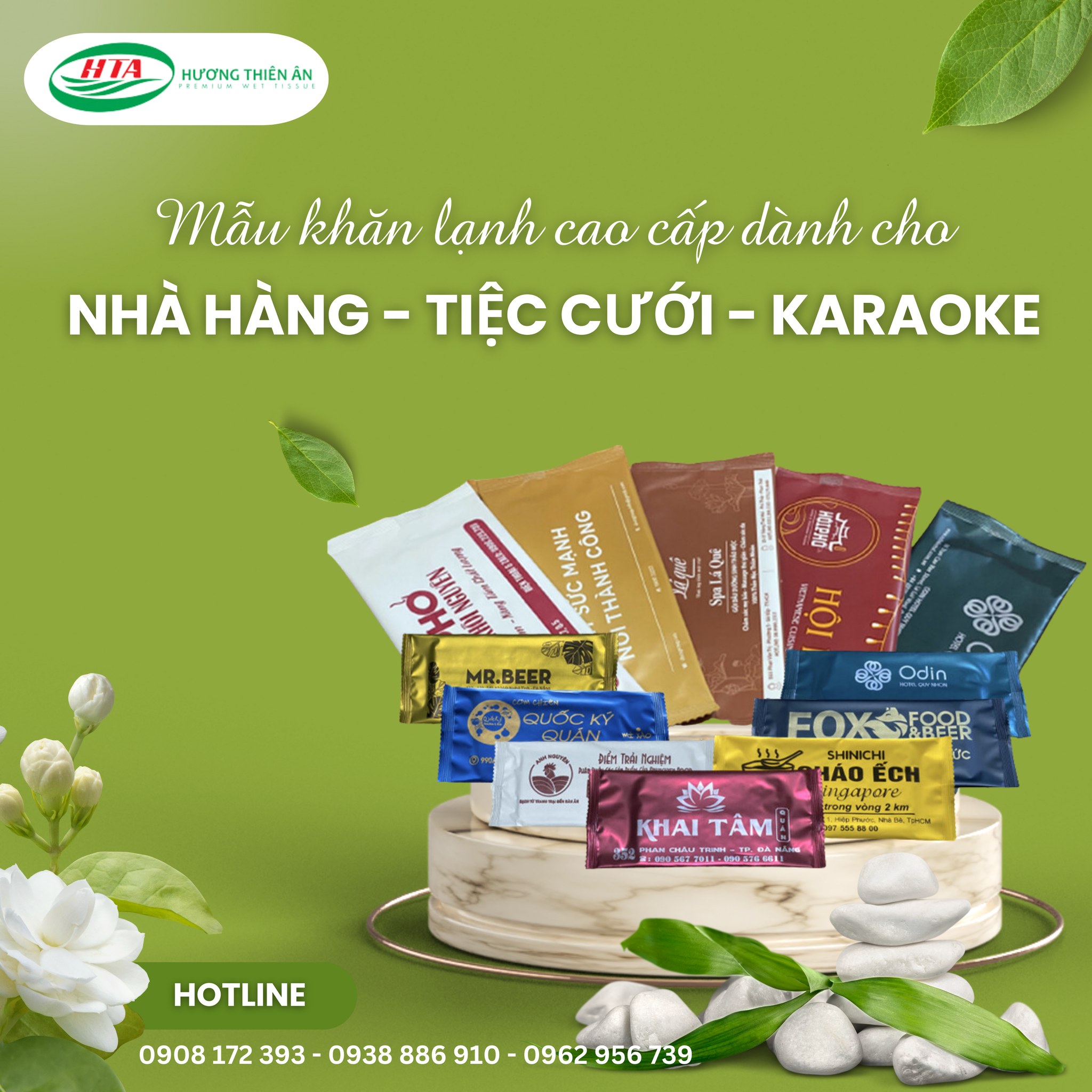 in khăn lạnh tại Đồng Nai