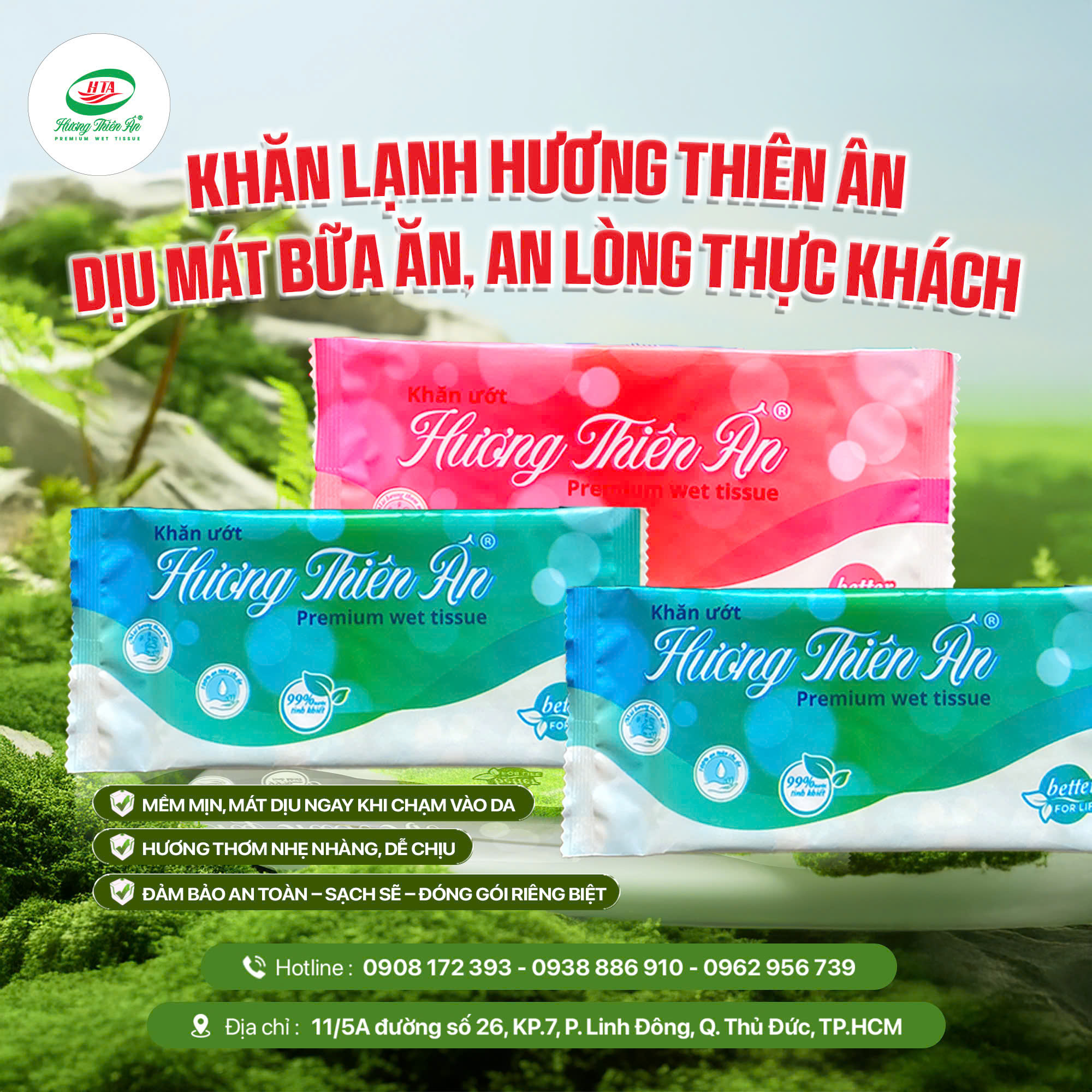 khăn giấy ướt tại Đồng Nai