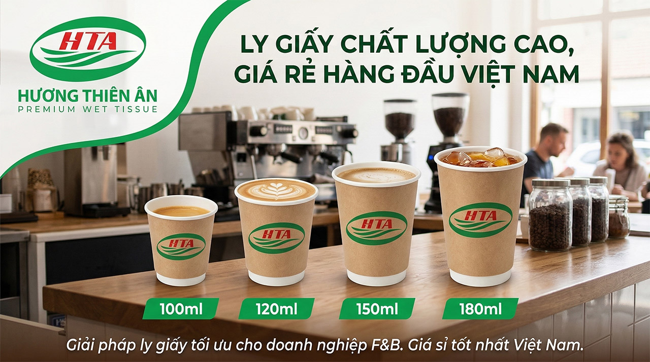 Ly giấy 200ml 250ml 300ml 330ml tại Đồng Nai chất lượng giá rẻ hàng đầu Việt Nam