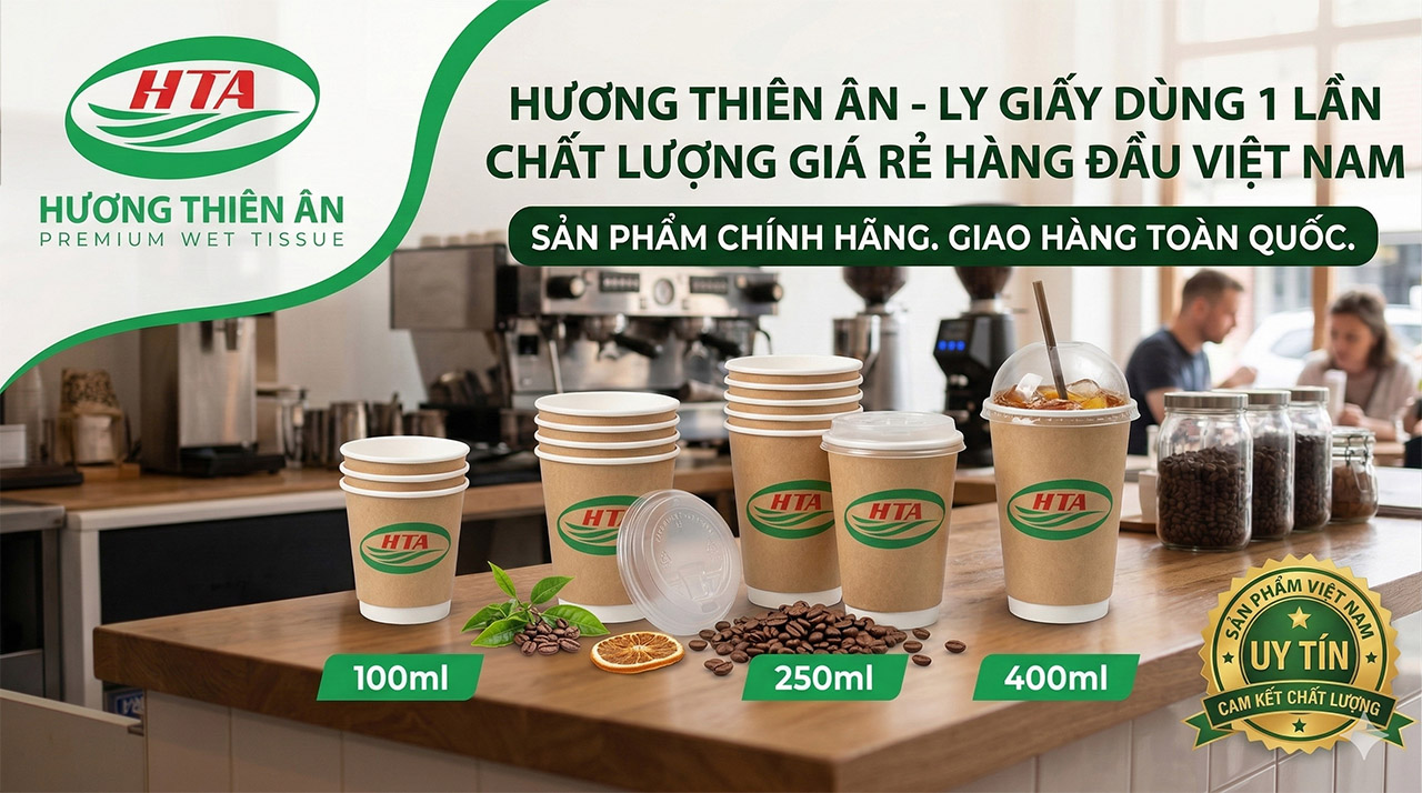 Ly giấy dùng 1 lần tại Đồng Nai chất lượng giá rẻ hàng đầu Việt Nam
