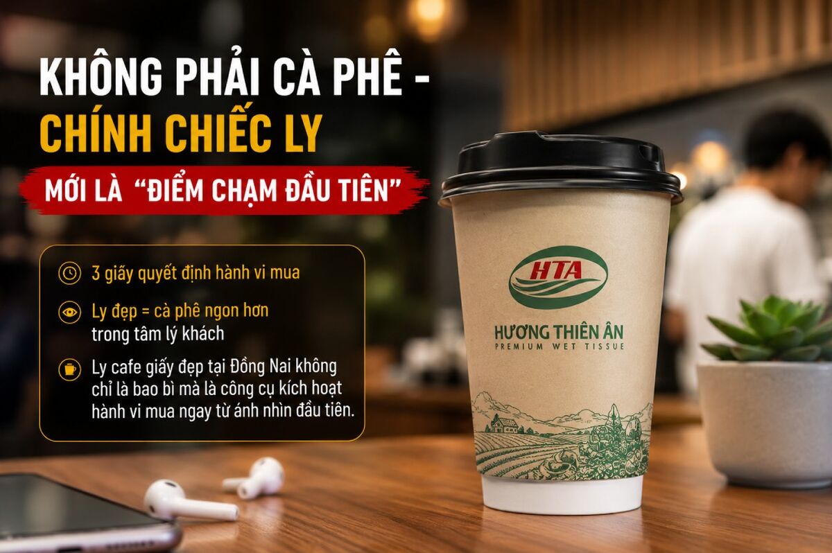 Ly cafe giấy đẹp tại Đồng Nai