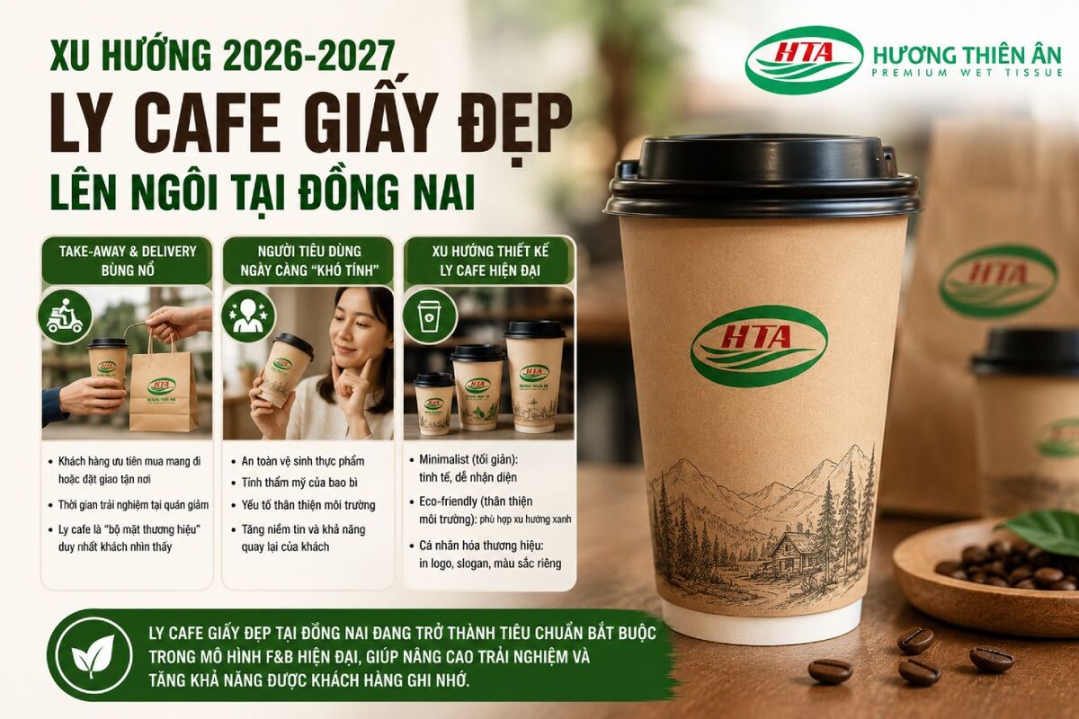 Ly cafe giấy đẹp tại Đồng Nai