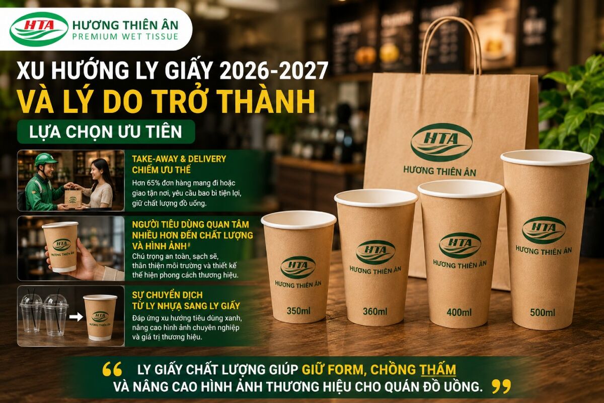 Ly giấy 350ml 360ml 400ml 500ml tại Đồng Nai