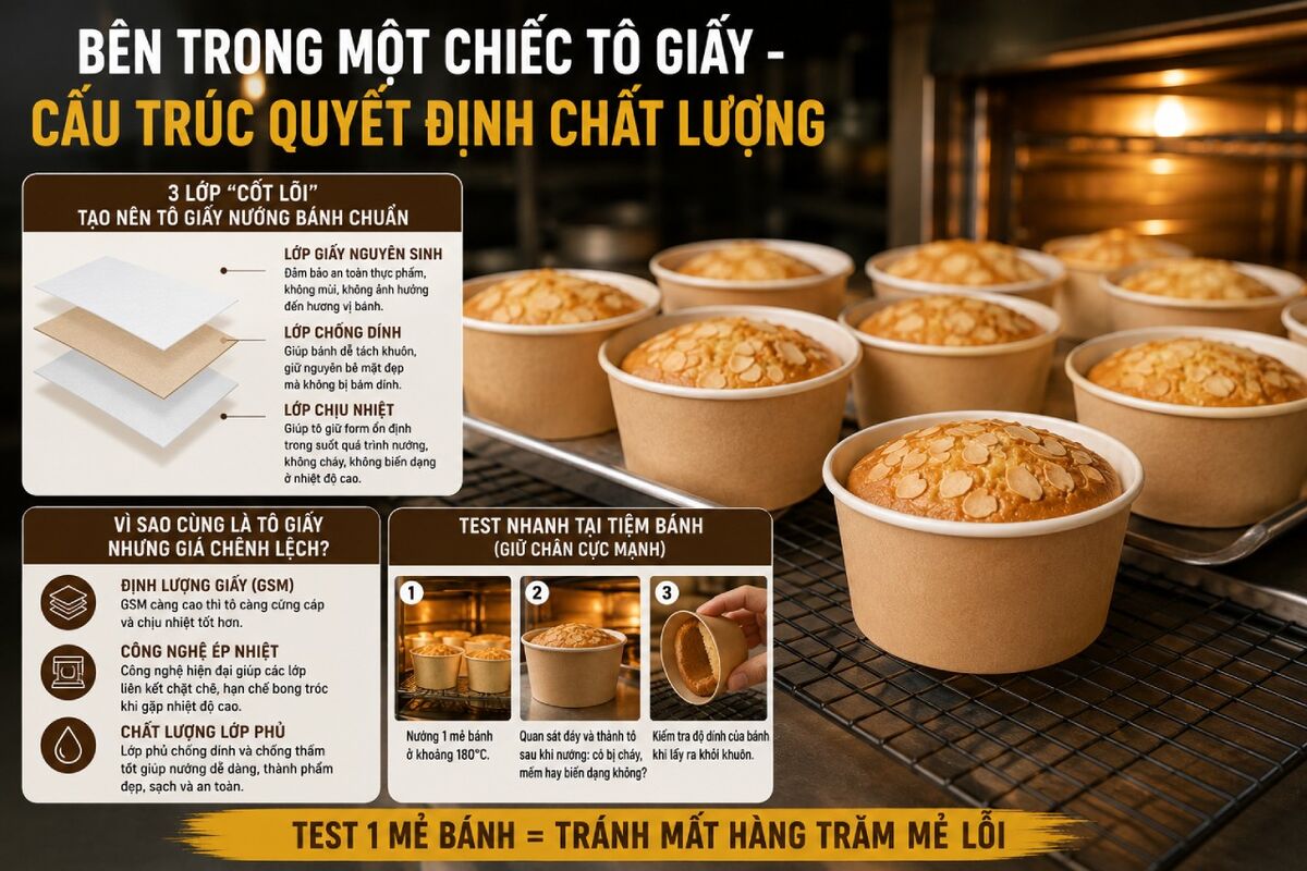 tô giấy nướng bánh tại Đồng Nai