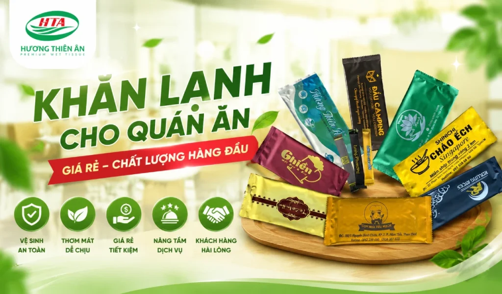 Khăn lạnh cho quán ăn giá rẻ chất lượng hàng đầu dd