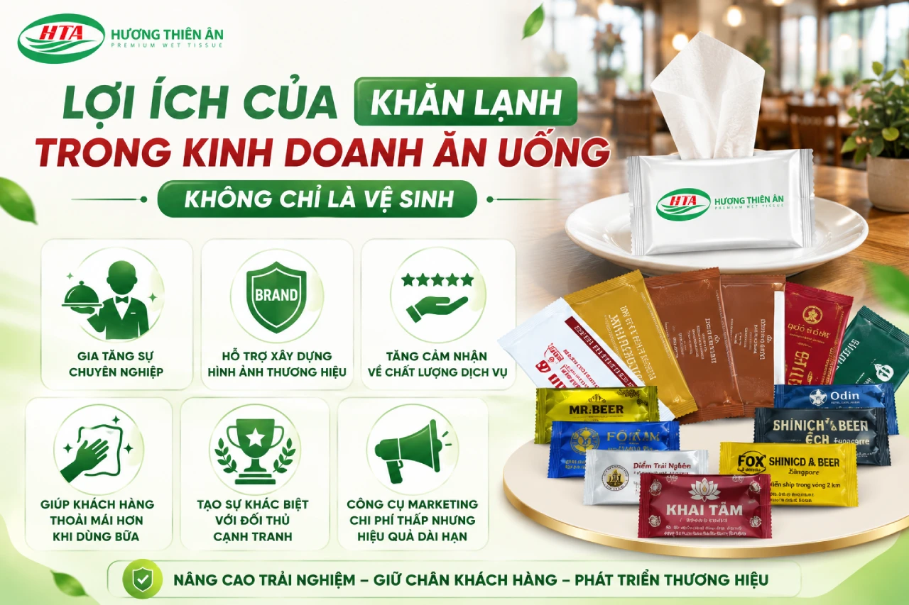 Lợi Ích Của Khăn Lạnh Trong Kinh Doanh Ăn Uống Không Chỉ Là Vệ Sinh