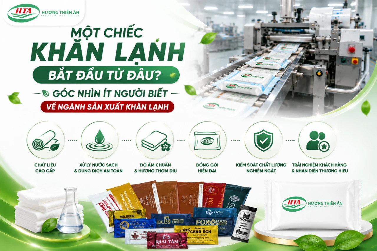 Một Chiếc Khăn Lạnh Bắt Đầu Từ Đâu Góc Nhìn Ít Người Biết Về Ngành Sản Xuất Khăn Lạnh