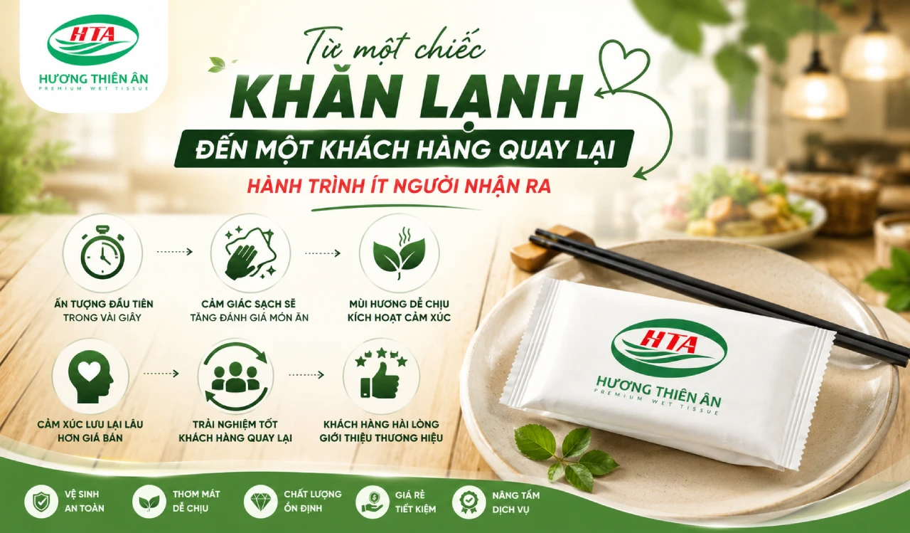 Từ Một Chiếc Khăn Lạnh Đến Một Khách Hàng Quay Lại - Hành Trình Ít Người Nhận Ra