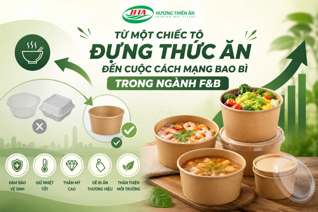Từ Một Chiếc Tô Đựng Thức Ăn Đến Cuộc Cách Mạng Bao Bì Trong Ngành F&B