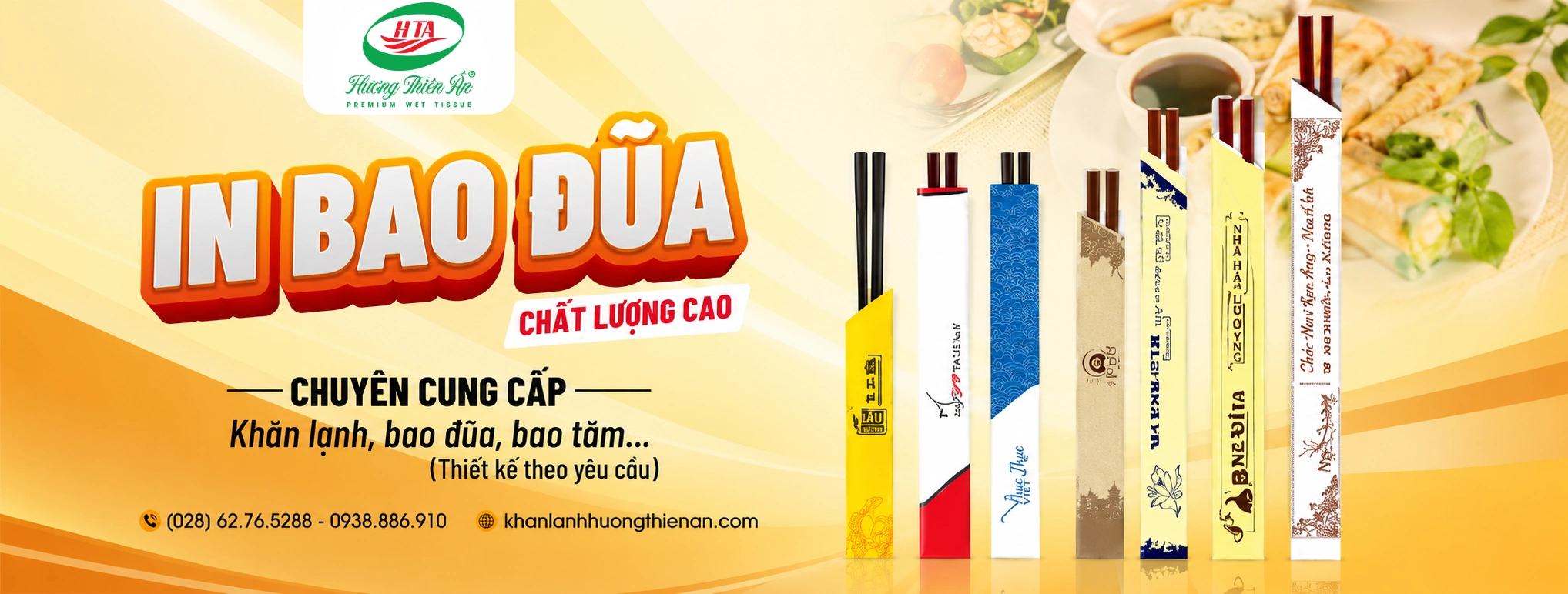 Banner in bao đũa